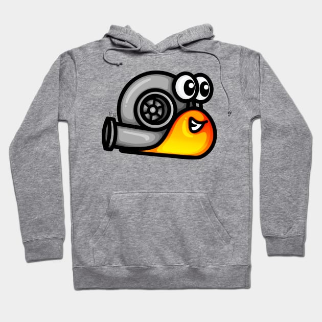 Turbo Snail V1 - Hot Hoodie by hoddynoddy